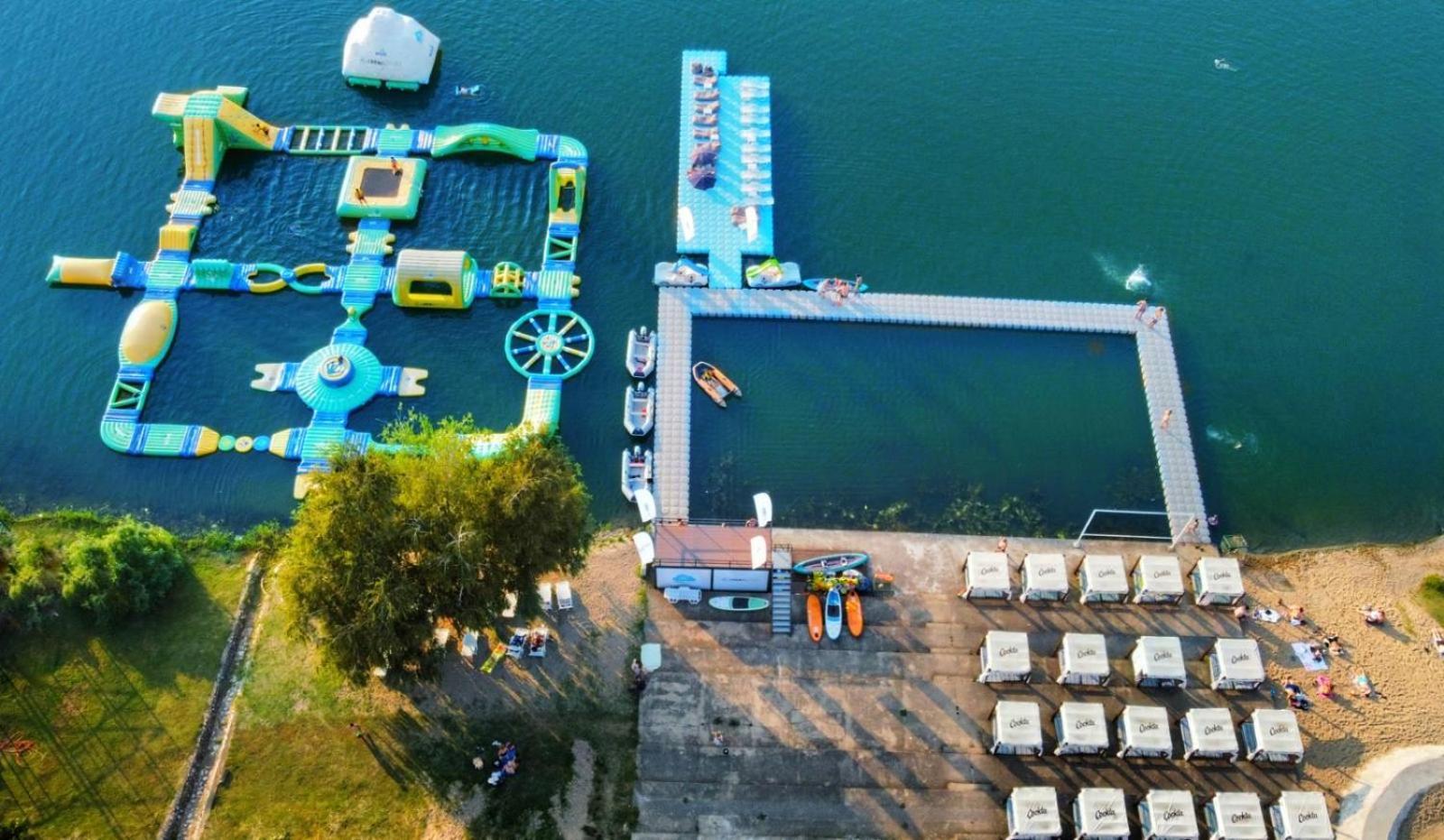 Hotel Prenociste Srebrno Jezero Veliko Gradište Exterior foto